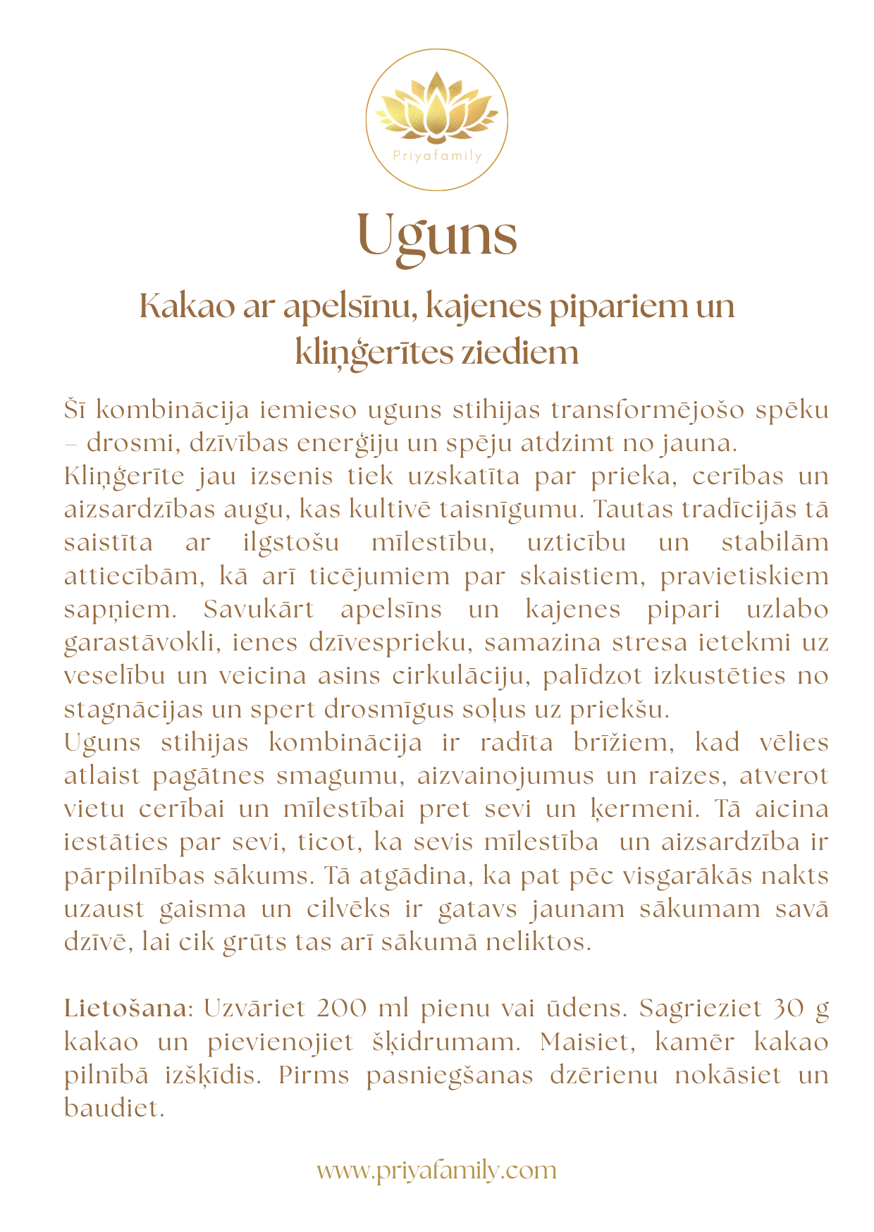 Četru stihiju kakao 100g